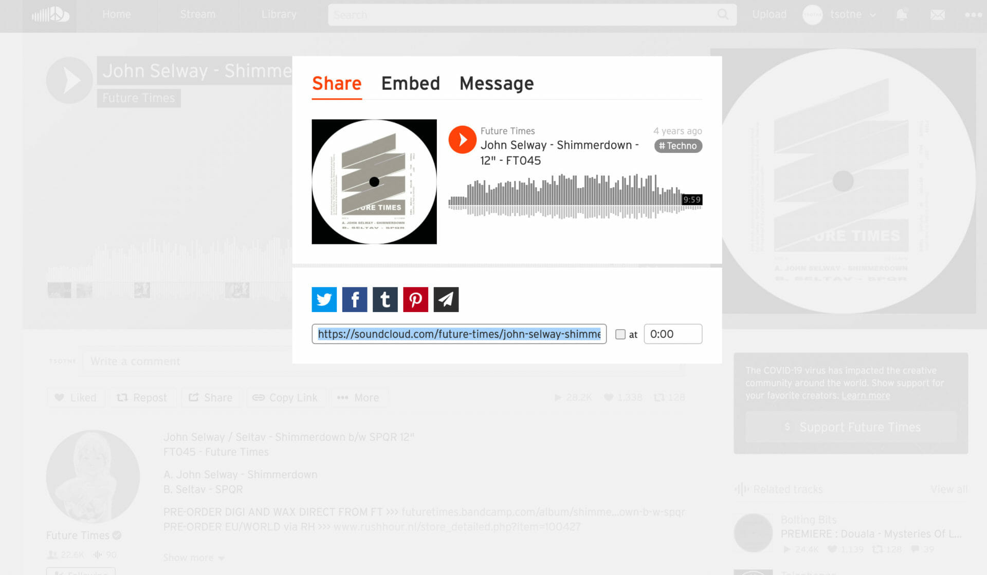 Copy the link